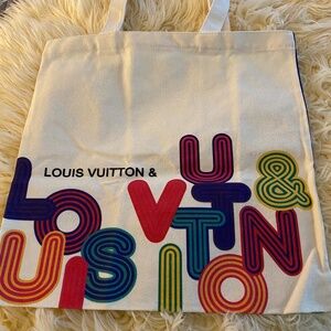 Louis Vuitton Exhibition Bag Eco Canvas Japan Exclusive Event shopping tote LV